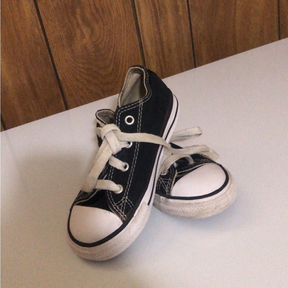 Converse Kids Black and White Sneakers